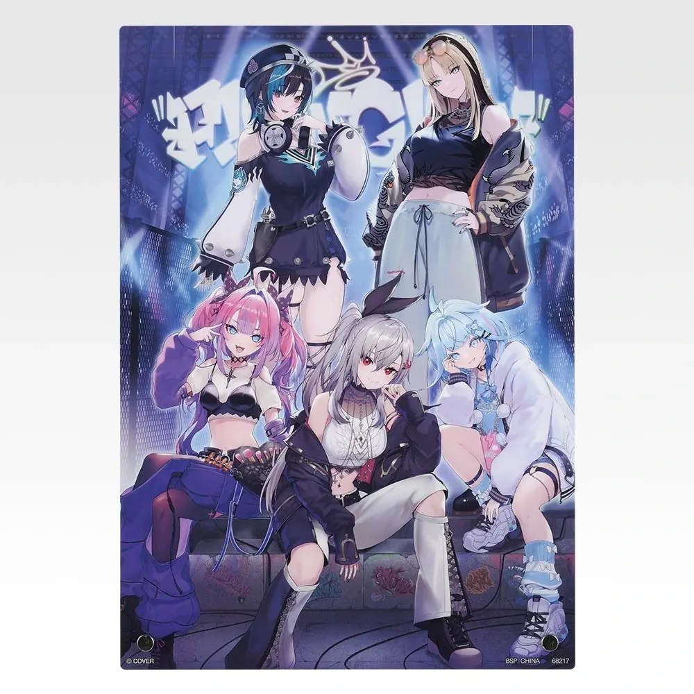 ラストワン賞 A4アクリルビジュアルボード（FLOW GLOW5名集合）